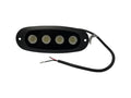 LED SPREADER OVAL LIGHT RECESSED MOUNT 4 X 3W BLK. PKGD.