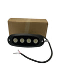LED SPREADER OVAL LIGHT RECESSED MOUNT 4 X 3W BLK. PKGD.