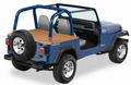~(4 lbs. 12X11X4)~ Duster Deck Cover Black Denim Suzuki 86-94 Samurai Installs to factory snaps with bows folded down