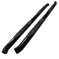 3 INCHES ROUND SIDE STEP BAR - BLAC