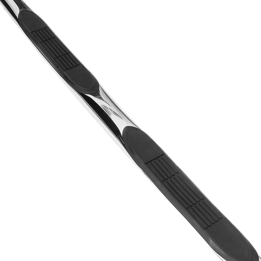3 INCH ROUND STAINLESS FINISH SIDE
