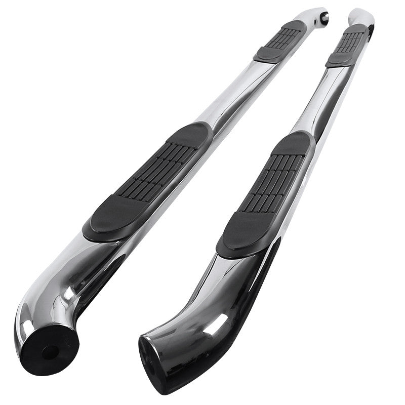 3 INCHES ROUND SIDE STEP BAR - BLAC
