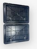 13" X 17" NON-LOCKING HATCH - BLACK