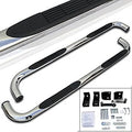 3 INCHES ROUND SIDE STEP BAR BLACK