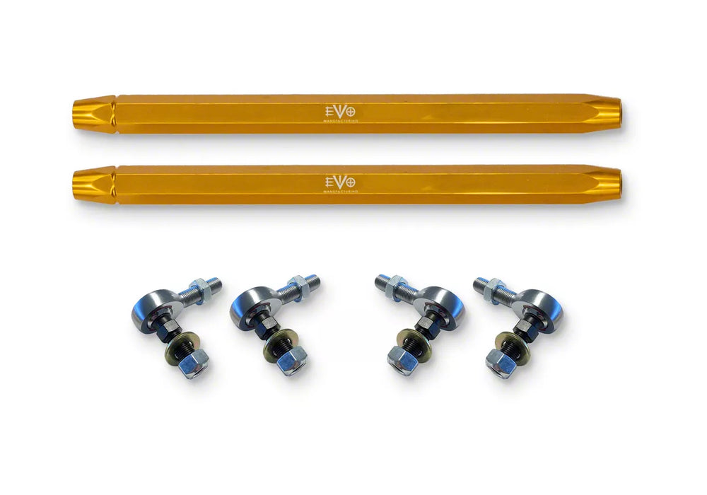 ~(5 lbs. 14X8X4)~ EVO HD Sway Bar Links 16.5 IN-17.9 IN 2007-2017 Jeep Wrangler JK JKU