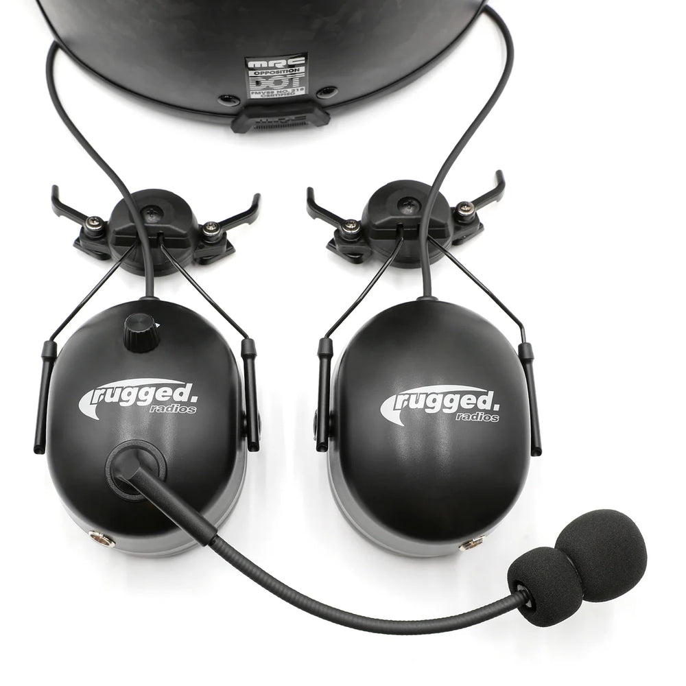Rugged Radios Intercom Headset for MRC Opposition Helmets HRM-210