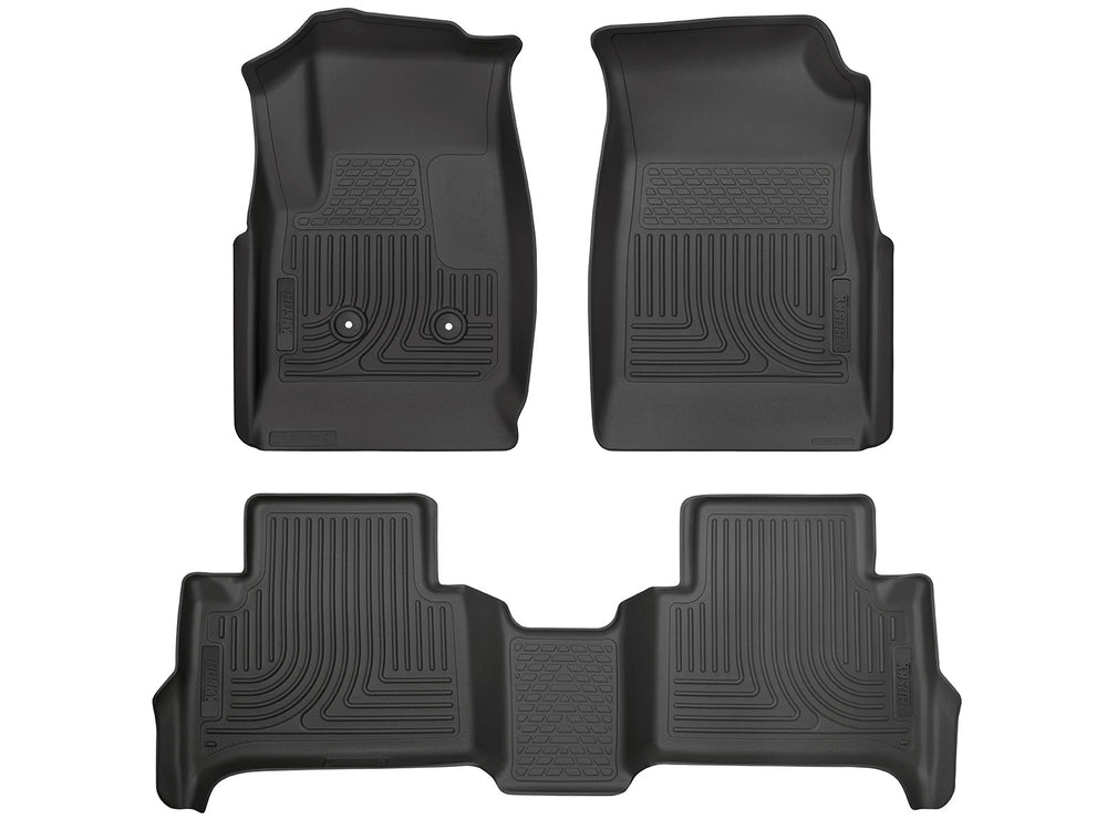 1522 COLORADO EXTENDED CAB WEATHERBEATER FR & 2ND ROW FLOOR LINER BLACK
