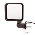Door Mirror Left Power Heated Black Driver Side Of 15-17 Wrangler JK / Jku OMIX