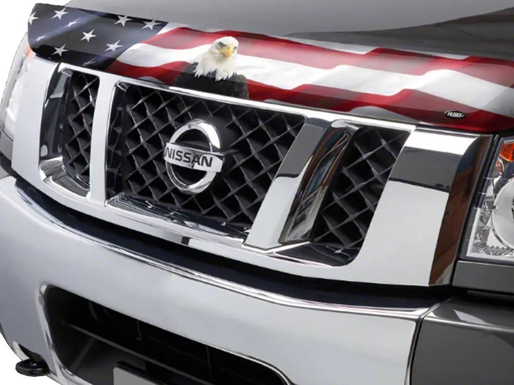 HUSKY LINERS 2008-2022 TOYOTA SEQUOIA HOOD SHIELD FLAG HOOD SHIELDS