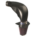 Moroso Racing Air Cleaner - 16in x 4in Filter - Offset - Raised Bottom - Clear Powder Coat