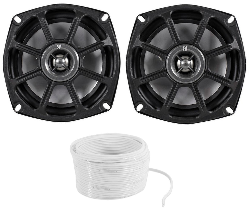 PS5250 5.25-inch (130mm) Weather-Resistant Coaxial for Motorcycles/ATVs 4-Ohm