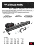 20-Inch LED Light Kit | Under Bed Mount | Polaris Ranger XP 1000