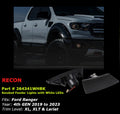 Ford 19-23 Ranger Front Fender Lights Smoked Lens w/ White LED Running Lights