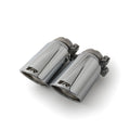 Remus Universal Sport Exhaust 84mm Angled Rolled Edge Chrome Tail Pipe Set (Single)