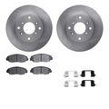 R1 98-02 Honda Accord Front Brake Rotor Set w/Optimum OE Pads and Hardware