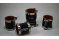6.4 Complete Hot Cold Side 4 Silicone Boot Set Include s Stainless T-Bolt Clamps