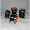 6.0 Complete Hot Cold Side 4 Silicone Boot Set Include s Stainless T-Bolt Clamps