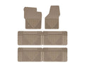 WeatherTech 00-05 Ford Excursion Front/Rear/and Rear Rubber Mats - Black