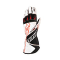 OMP KS-2R GLOVES MY2022 WHITE/RED SIZE XL
