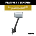 8 IN X 6 IN CONVEX PEDESTALMOUNT MIRROR ASSEMBLY (DRIVER SIDE)