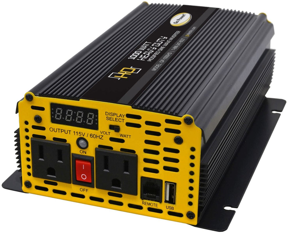 GP1000HD 1000 WATT MODIFIED SINE WAVE INVERTER 12V