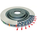 DBA 93-97 Jeep Grand Cherokee Rear Slotted Street Series Rotor