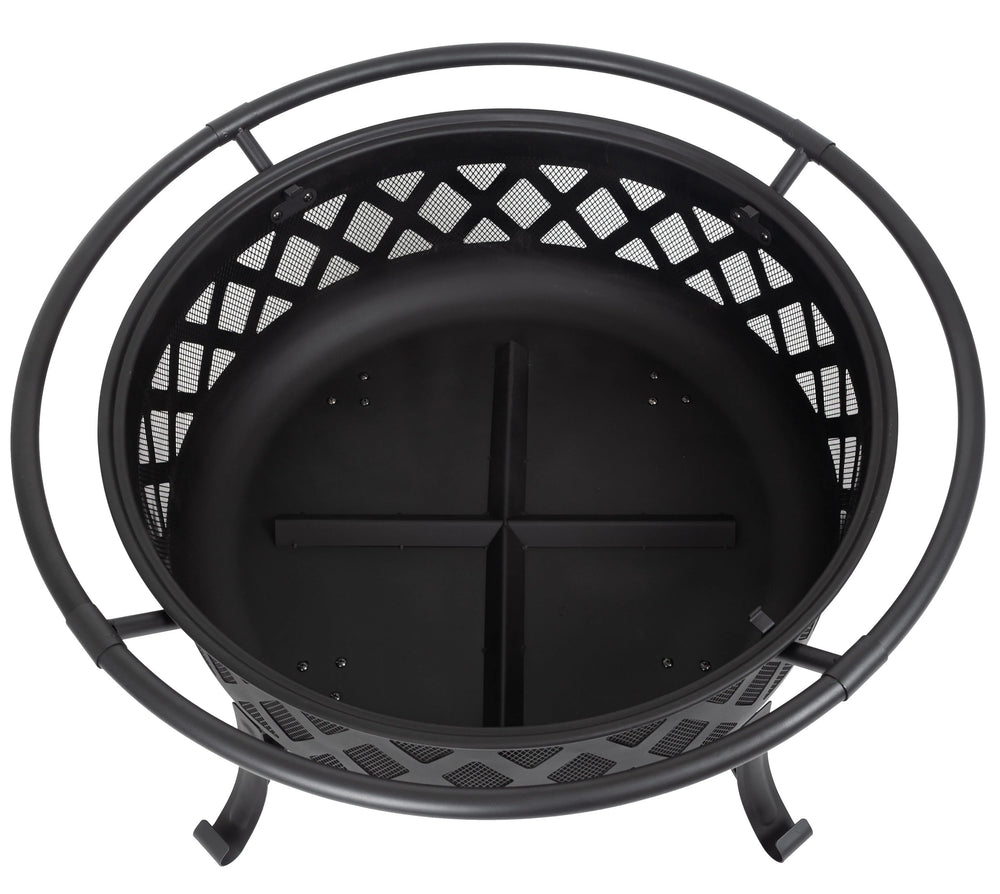 TRAVERSE FIRE PIT WITH COOKING GRID