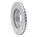 R1 84-85 Toyota Van Front Right Drilled & Slotted Silver Brake Rotor