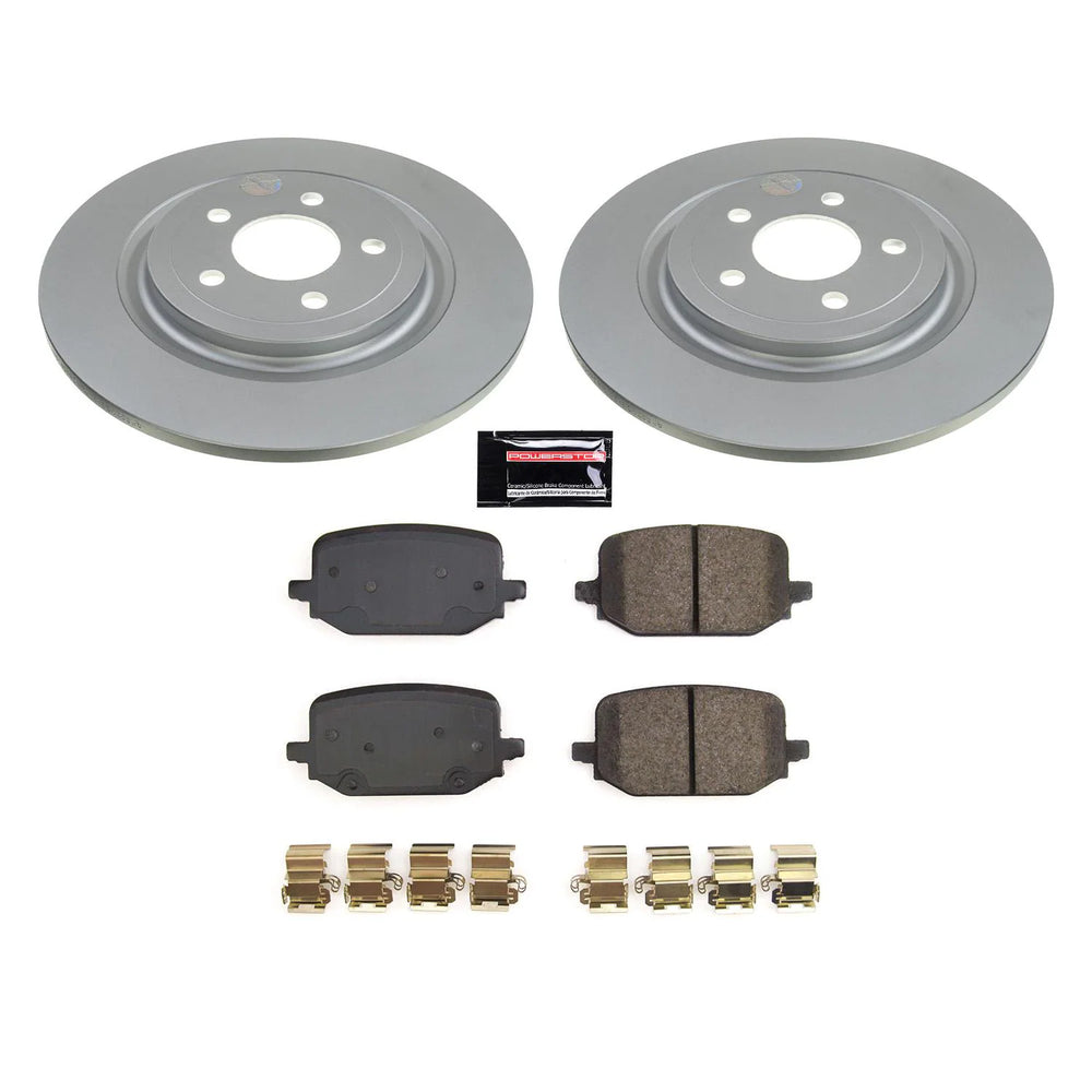 Power Stop 20-22 Ford Explorer Rear Z17 Coated Brake Kit