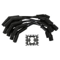 Spark Plug Wire Set Extreme 9000 Ceramic Boot Ls Terminals Ls3/Ls4/Ls7 Black Custom Fit Extreme Heat Black Ceramic Boot Ferro Spiral Core Spark Plug Wire Set ACCEL