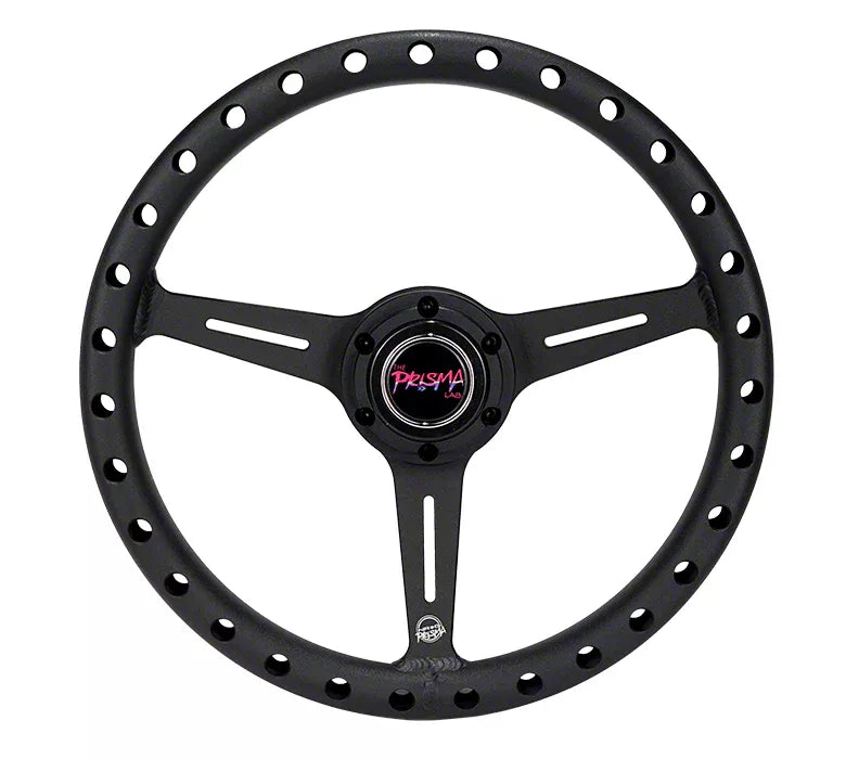 NRG Aluminum Steering Wheel 330mm - Extra Light - Ergonomic Grip - Anadized Black