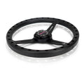 NRG Aluminum Steering Wheel 330mm - Extra Light - Ergonomic Grip - Anadized Black