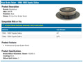 StopTech Slotted & Drilled Sport Brake Rotor
