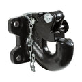30 TON PINTLE HOOK WITH MOUNTING HARDWARE BLACK
