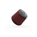 K&N Universal Rubber Filter-Round Tprd 4.875in Flange ID x 9in Base OD x 6.625in Top OD x 7.938in H