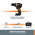 20V POWER SHARE 1/2IN CORDLESS DRILL/DRIVER WITH BRUSHLESS MOTOR TOOL ONLY