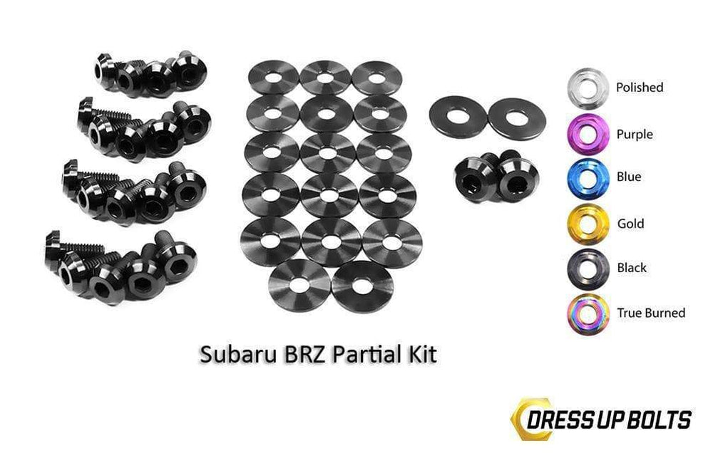 Dress Up Bolts Subaru BRZ (Partial Engine Bay) 2013-2019 ZC6 Black