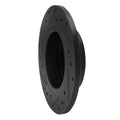 R1 86-06 Nissan TSURU (Mexico) Front Right Drilled & Slotted Black Brake Rotor