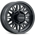 Raceline 451B Ryno TR Trailer 12x4in / 5X4.5 BP / 0mm Offset / 3.19mm Bore - Satin Black