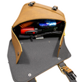 Willie & Max HD Sportsters, Custom Hard Tails Brass Monkey Swingarm Bag Dual Shock - Warm Brown