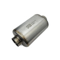 Stainless Bros 2.5in Inlet/Outlet Oval Resonator - 12in Body