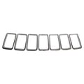 Polished Chrome Grille Insert Set for 2014-2016 Jeep WK Grand Cherokee Crown Automotive