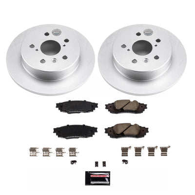 Power Stop 2020 Toyota Camry Rear Z17 Evolution Geomet Coated Brake Kit