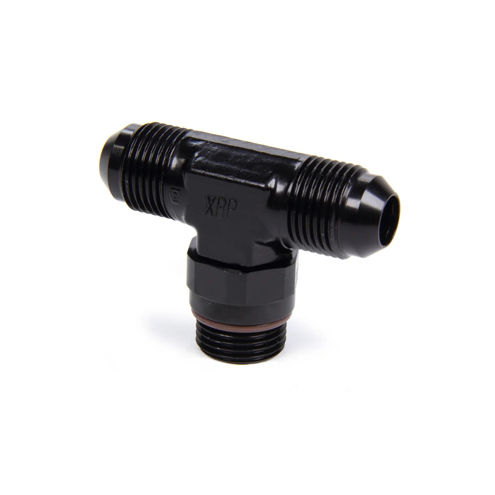 #8 T-Fitting with Swivel #8 ORB on Side Fitting
