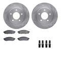 R1 Concepts Brake Rotor- Blank with Optimum Oe Pads Hdw Fits Buick Regal
