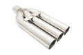 Megan Racing Universal Muffler Delete Triple 3 Stainless Straight Tips