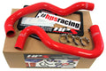 HPS Performance Red Reinforced Silicone Radiator Hose Kit Coolant for Ford 11-13 Fiesta 1.6L