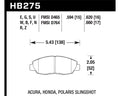 Hawk Acura/ Honda Performance Ceramic Street Front Brake Pads