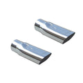 Exhaust Tips Slip Fit 3in to 3.75in Pair