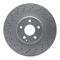 DFC 01-06 Mercedes-Benz CL55 AMG Front Drilled GeoSPEC Coated Rotor
